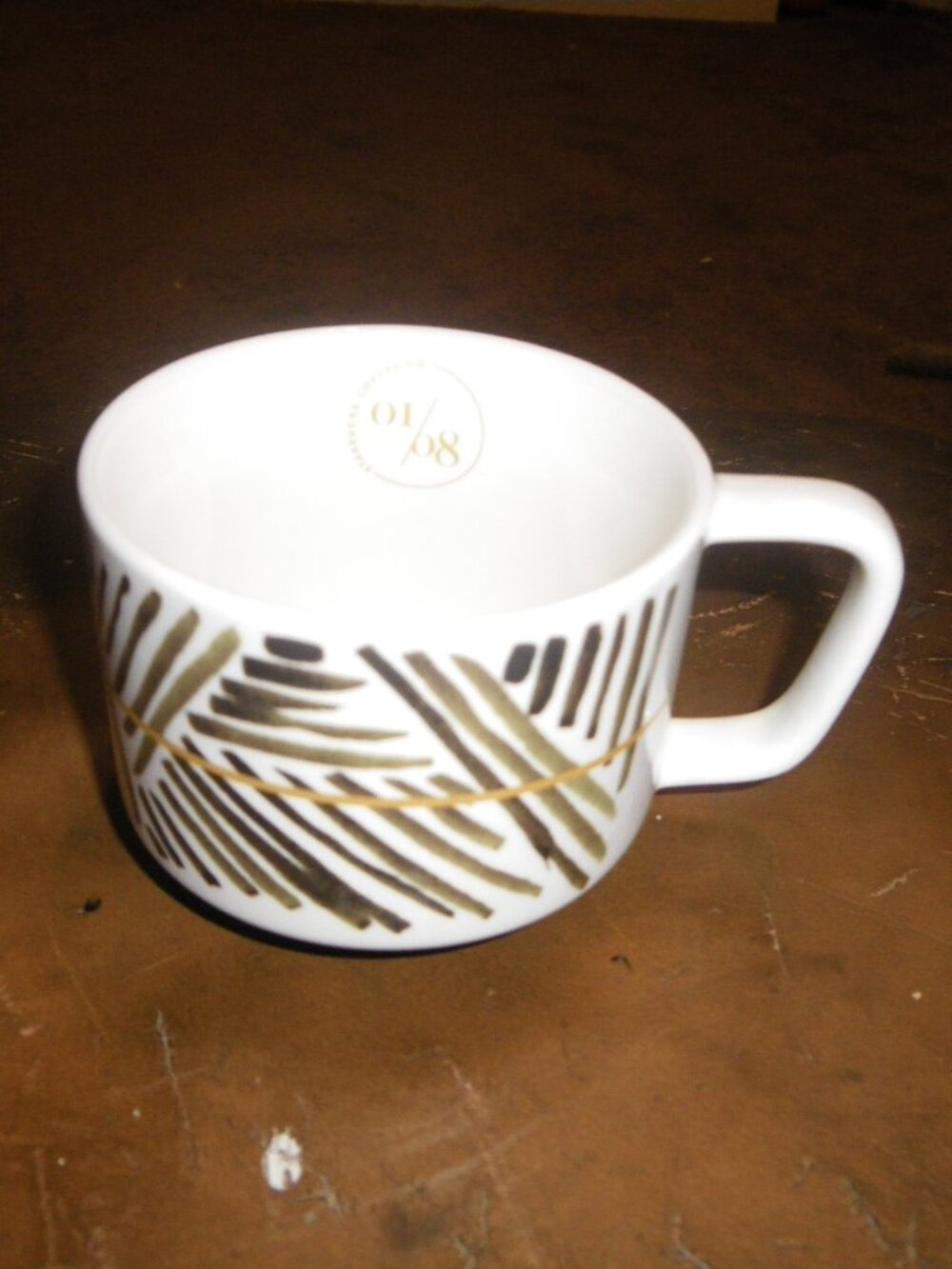 2014 Starbucks Artisan Series 01/08 Bone China Coffee Tea Mug Cup 12 oz.